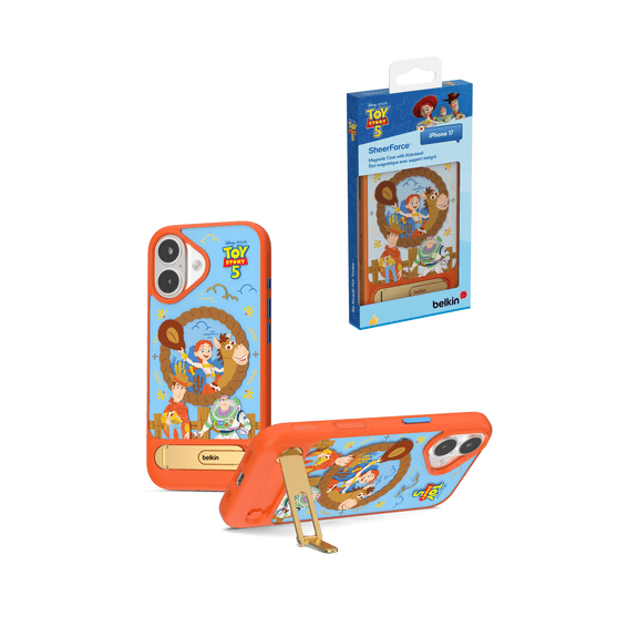 Toy Story 5 MagSafe Compatible Phone Case for iPhone 17 with Slim Design & Anti-Scratch Treated Coating - Magnetic, Transparent, & Shockproof Protective iPhone Case
