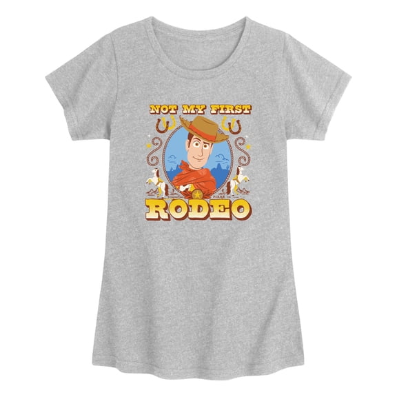 Toy Story - Not My First Rodeo Toddler Girls' Toddler Short Sleeve Graphic T-Shirt