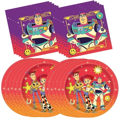 Toy Story 5 Plates and Napkins Set for 16 Guests