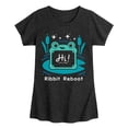 thumbnail image 1 of Toy Story 5 - Ribbit Reboot Tablet - Youth Girls Fitted Short Sleeve T-Shirt, 1 of 5