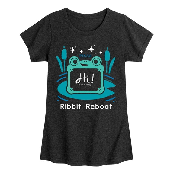 Toy Story 5 - Ribbit Reboot Tablet - Youth Girls Fitted Short Sleeve T-Shirt