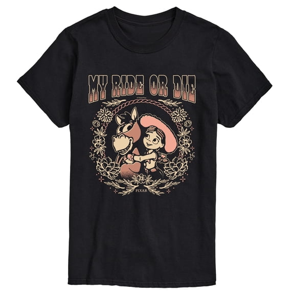 Toy Story 5 - Ride or Die Jessie and Bullseye - Men's Short Sleeve Graphic T-Shirt