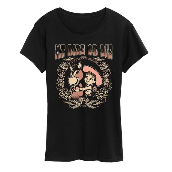 Toy Story 5 - Ride or Die Jessie and Bullseye - Women's Short Sleeve Graphic T-Shirt