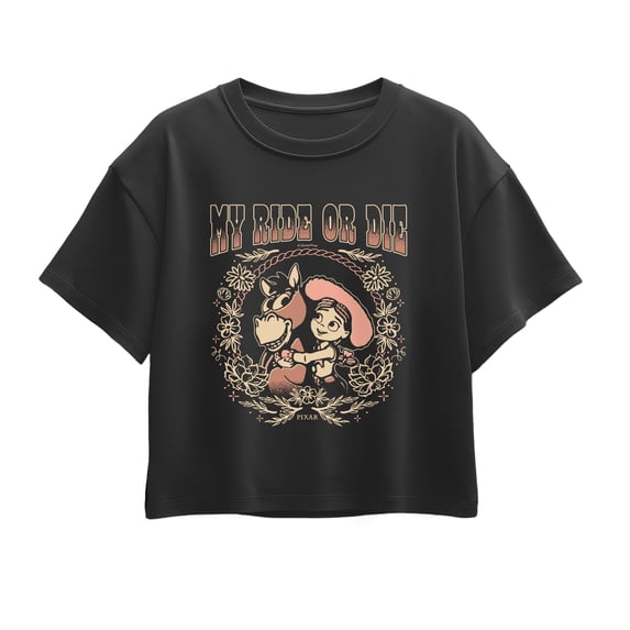 Toy Story 5 - Ride or Die Jessie and Bullseye - Youth Girls Boxy T-Shirt