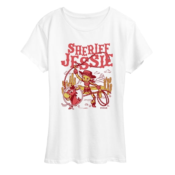 Toy Story 5 - Sheriff Jessie Western Poster - Women's Short Sleeve Graphic T-Shirt