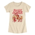 thumbnail image 1 of Toy Story 5 - Sheriff Jessie Western Poster - Youth Girls Fitted Short Sleeve T-Shirt, 1 of 5