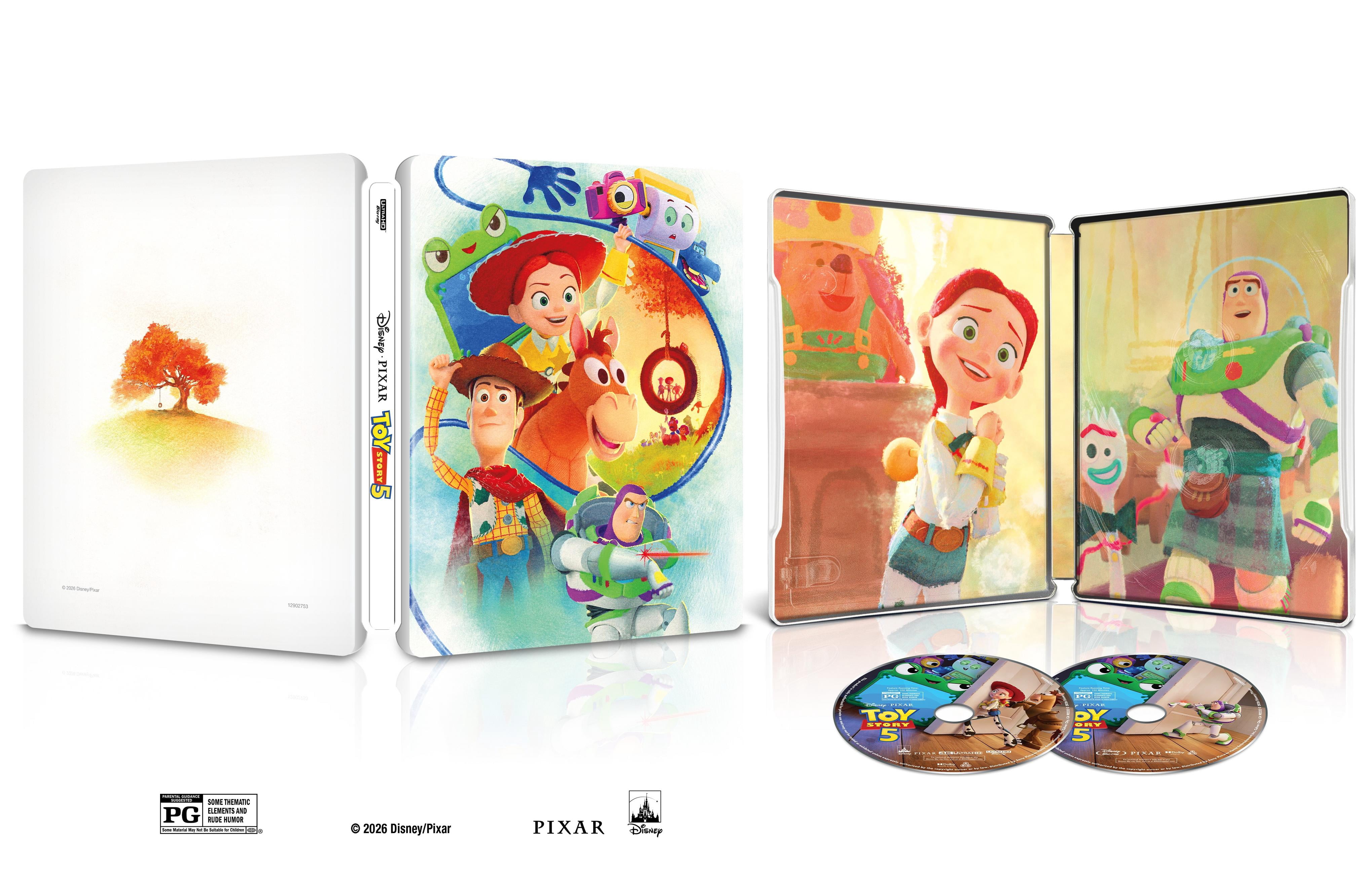Toy Story 5 (Steelbook) (4K Ultra HD + Blu-ray + Digital Copy) Disney-Pixar, Adventure, Animation, Comedy, Children, Family