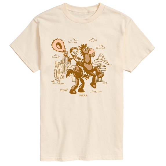 Toy Story 5 - Western Jessie and Bullseye - Men's Short Sleeve Graphic T-Shirt