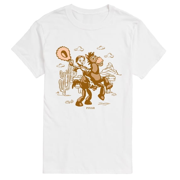 Toy Story 5 - Western Jessie and Bullseye - Men's Short Sleeve Graphic T-Shirt
