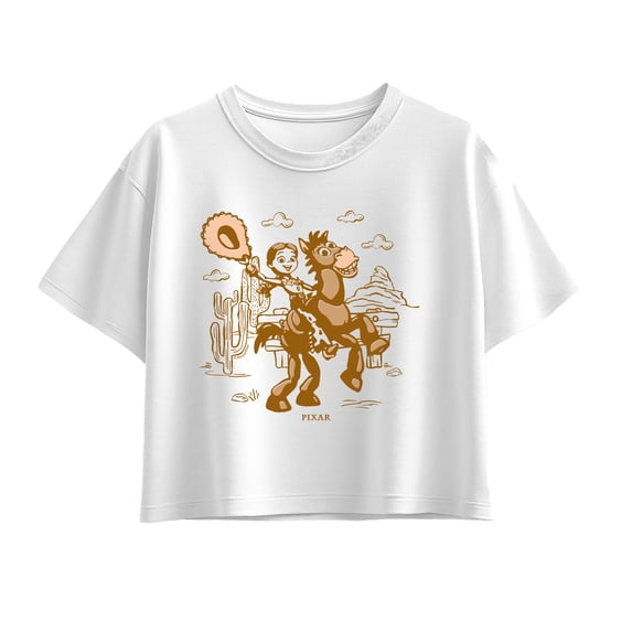 Toy Story 5 - Western Jessie and Bullseye - Youth Girls Boxy T-Shirt