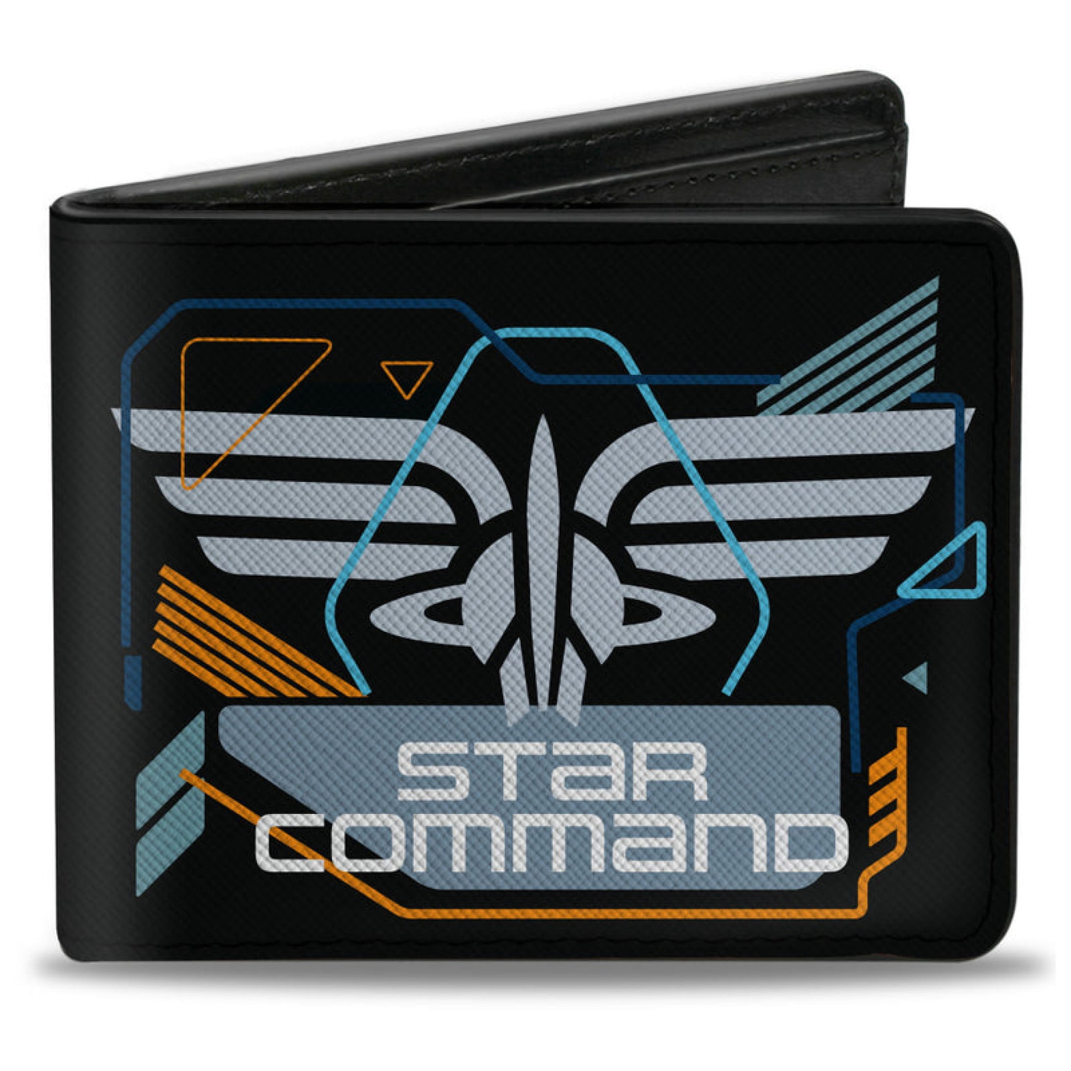 Disney Wallet, Bifold, Lightyear Star Command Wings Text Logo Black ...