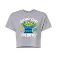 thumbnail image 1 of Toy Story - Alien Ooh I'm Cute - Juniors Cropped Cotton Blend T-Shirt, 1 of 5