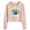 thumbnail image 1 of Toy Story - Alien Ooh I'm Cute - Juniors Cropped Pullover Hoodie, 1 of 5