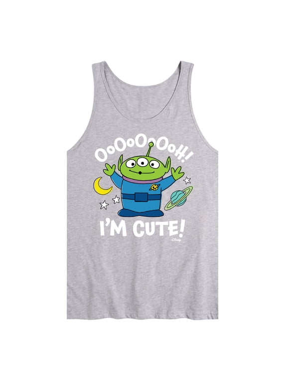 - Alien Ooh I'm Cute Men's Graphic Tank Top