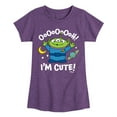 thumbnail image 1 of Toy Story - Alien Ooh I'm Cute - Toddler & Youth Girls Short Sleeve Graphic T-Shirt, 1 of 5