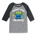thumbnail image 1 of Toy Story - Alien Ooh I'm Cute - Toddler & Youth Raglan Graphic T-Shirt, 1 of 4