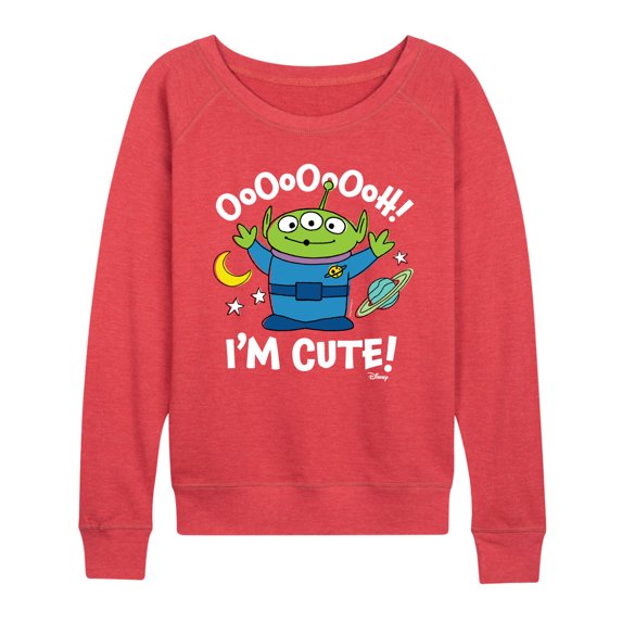 Toy Story - Alien Ooh I'm Cute - Women's Lightweight French Terry Pullover