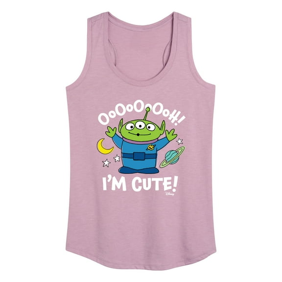 Toy Story - Alien Ooh I'm Cute - Women's Racerback Tank Top