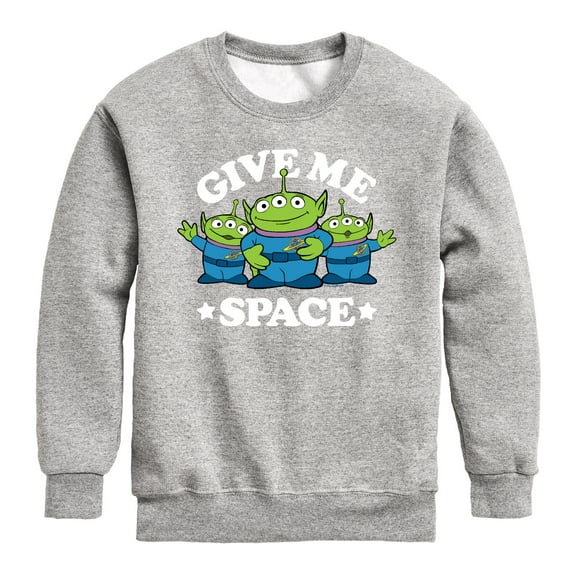 Toy Story - Aliens Give Me Space - Toddler And Youth Crewneck Fleece Sweatshirt
