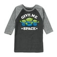 thumbnail image 1 of Toy Story - Aliens Give Me Space - Toddler And Youth Raglan Graphic T-Shirt, 1 of 6