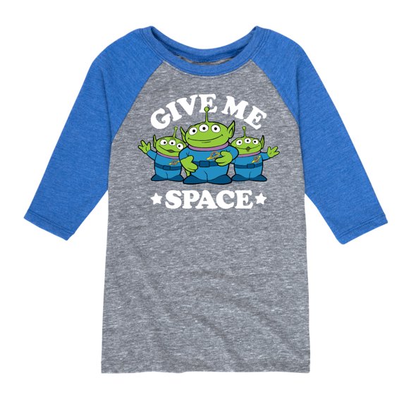 Toy Story - Aliens Give Me Space - Toddler And Youth Raglan Graphic T-Shirt
