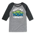 thumbnail image 1 of Toy Story - Aliens Give Me Space - Toddler And Youth Raglan Graphic T-Shirt, 1 of 4