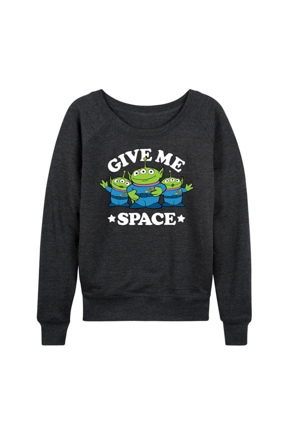 Toy Story - Aliens Give Me Space - Women's Lightweight French Terry Long Sleeve Shirt