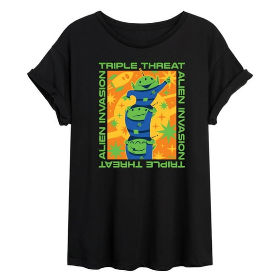 Toy Story - Aliens Triple Threat - Women's Oversized T-Shirt