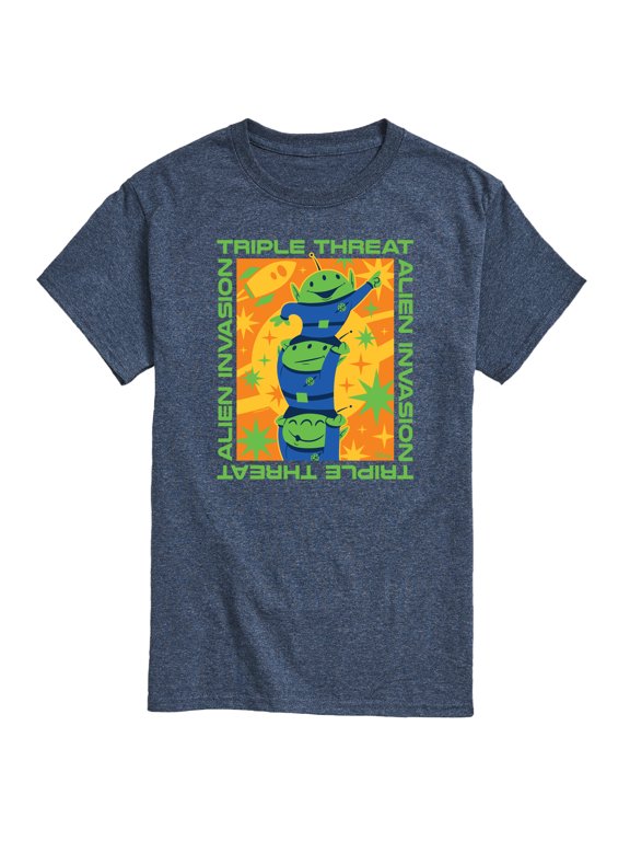 - Aliens Triple Threat Men's Short Sleeve Graphic T-Shirt
