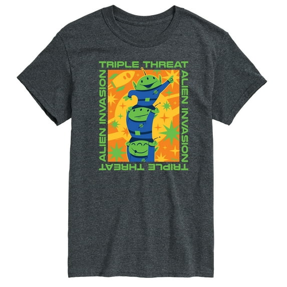 Toy Story - Aliens Triple Threat - Men's Short Sleeve Graphic T-Shirt
