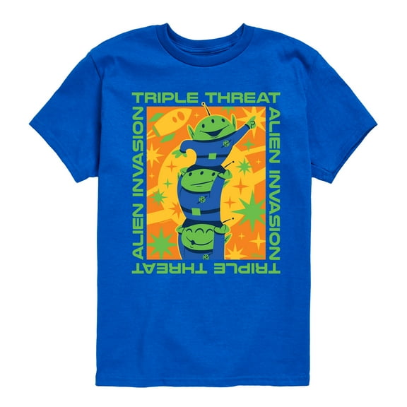Toy Story - Aliens Triple Threat - Toddler & Youth Short Sleeve Graphic T-Shirt