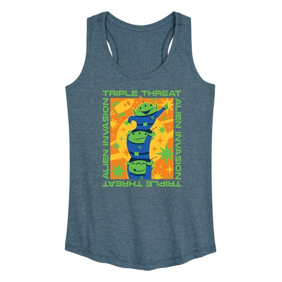 Toy Story - Aliens Triple Threat - Women's Racerback Tank Top