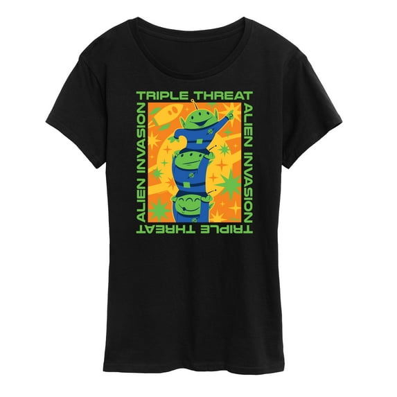 Toy Story - Aliens Triple Threat - Women's Short Sleeve Graphic T-Shirt
