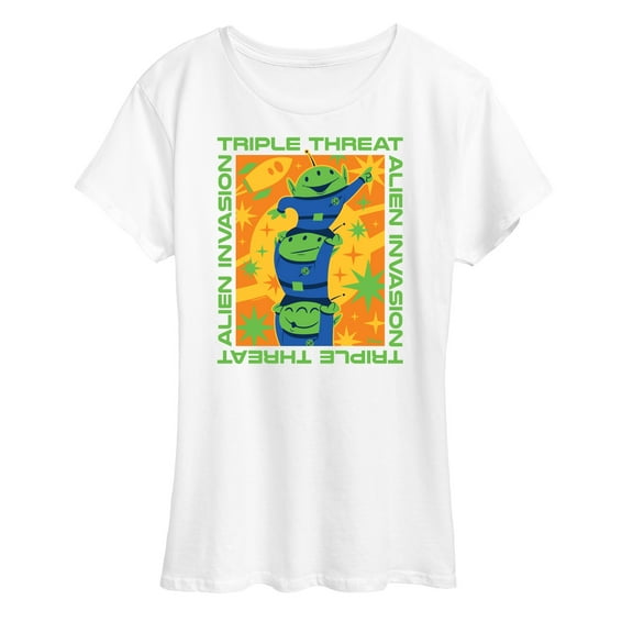 Toy Story - Aliens Triple Threat - Women's Short Sleeve Graphic T-Shirt
