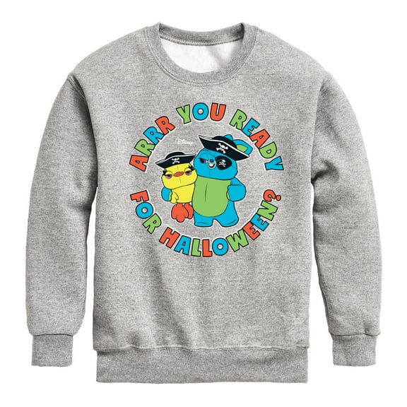 Toy Story - Arrr You Ready For Halloween - Toddler And Youth Crewneck Fleece Sweatshirt