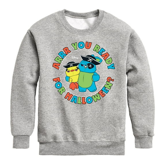 Toy Story - Arrr You Ready For Halloween - Toddler And Youth Crewneck Fleece Sweatshirt