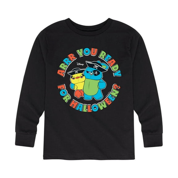 Toy Story - Arrr You Ready For Halloween - Toddler And Youth Long Sleeve Graphic T-Shirt
