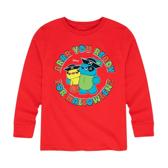 Toy Story - Arrr You Ready For Halloween - Toddler And Youth Long Sleeve Graphic T-Shirt