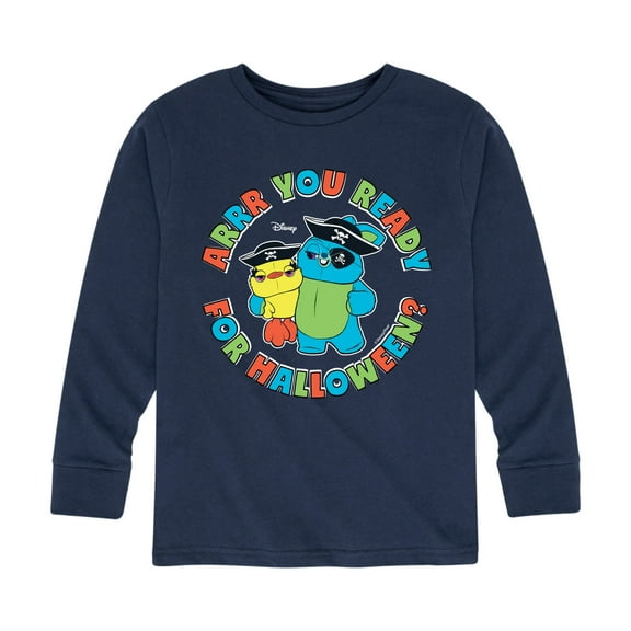 Toy Story - Arrr You Ready For Halloween - Toddler And Youth Long Sleeve Graphic T-Shirt
