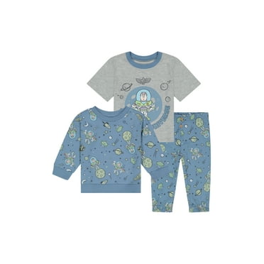 Toy Story Baby Boy 3 Piece Jogger Set, Sizes 0-24 Months