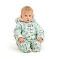 thumbnail image 1 of Character Baby Hooded Puffer Pram Suit, Sizes 0-9 Months, 1 of 3