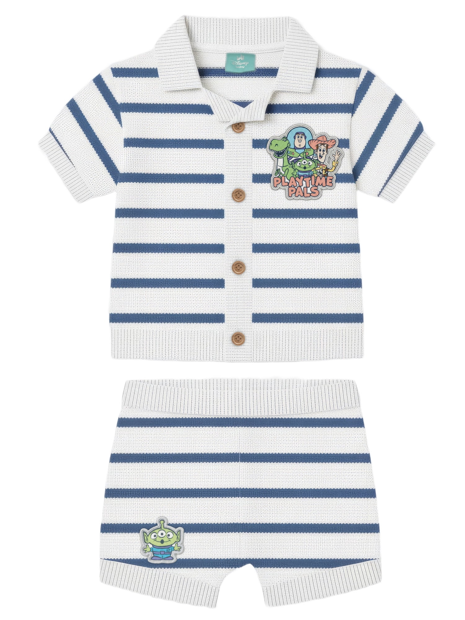Toy Story Baby Boy Knit Short Set, Sizes 0/3 Months-24 Months