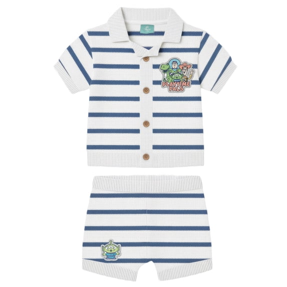 Toy Story Baby Boy Knit Short Set, Sizes 0/3 Months-24 Months