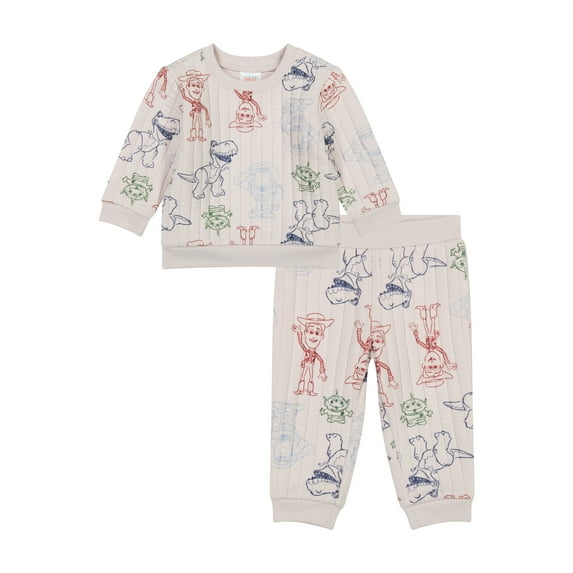 Toy Story Baby Boy Quilted Jogger Set, Sizes 0/3 Months - 24 Months