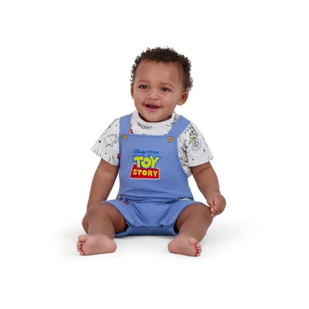 Toy Story Baby Boy Shortall Set, Sizes 0/3 Months-24 Months