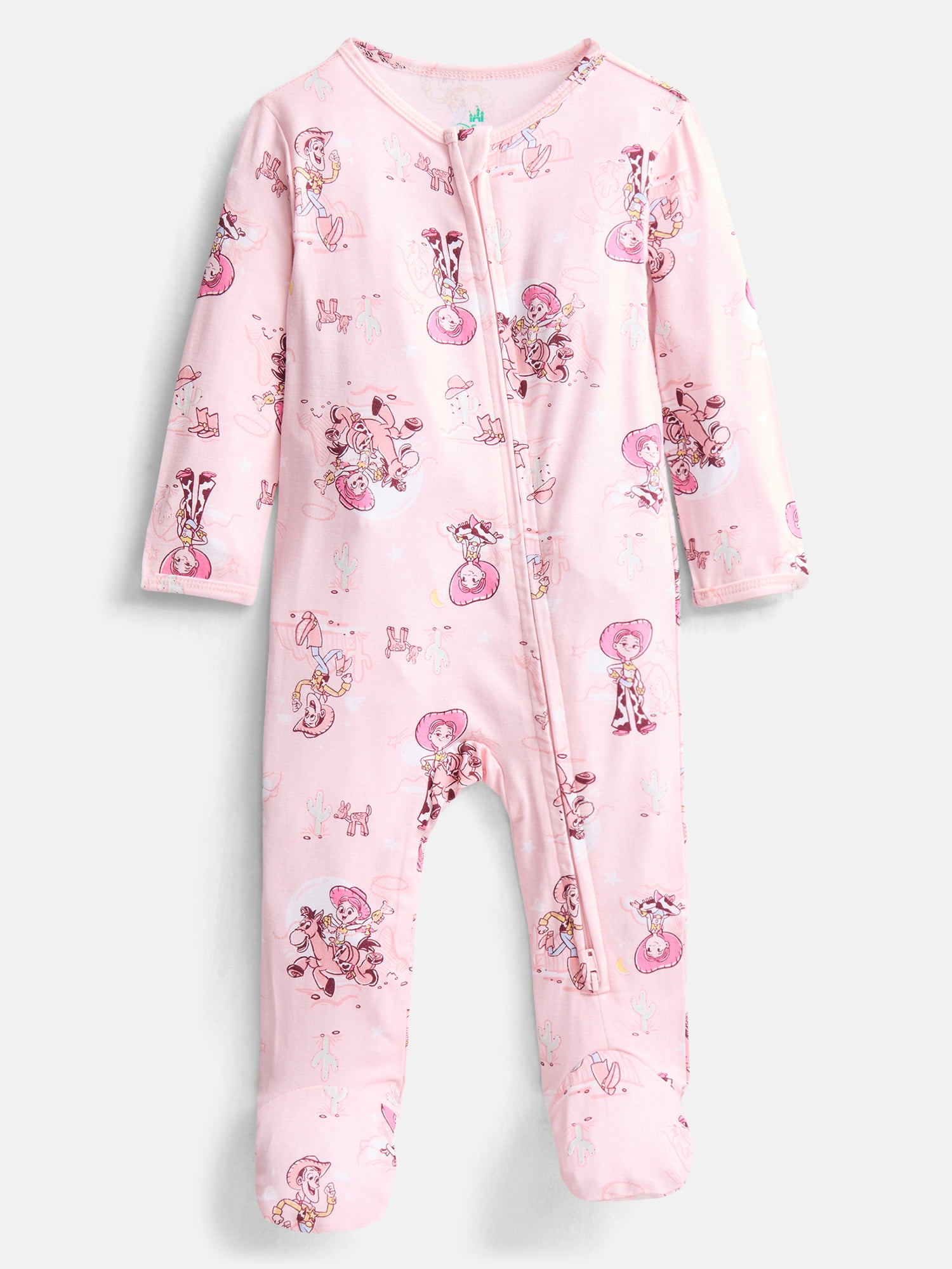 Disney Pixar Toy Story Baby Girls Sleep & Play Footed Pajamas, One Piece, Sizes NB-6/9M