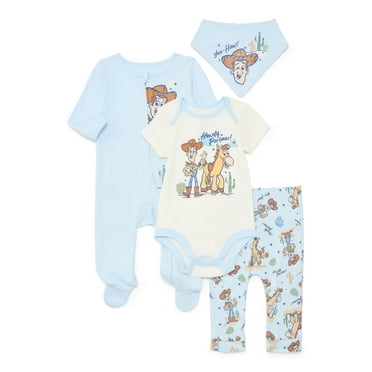 Toy Story Baby Layette Newborn Essentials Gift Set, 4-Piece, Sizes Newborn-12 Months