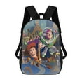 thumbnail image 1 of Toy Story Backpack, 17 Inch Laptop Backpack, Water-Resistant BookBag, Adjustable Shoulder Straps, Durable 600D Polyester, 1 of 9