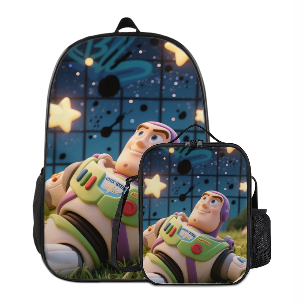 Toy Story Backpack with Insulated Lunch Box Set Unisex Travel Outdoor Gifts