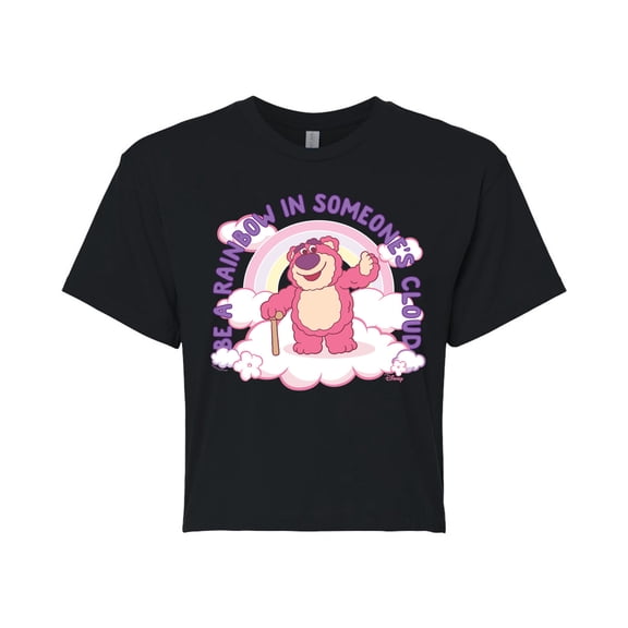 Toy Story - Be A Rainbow - Juniors Cropped Cotton Blend T-Shirt